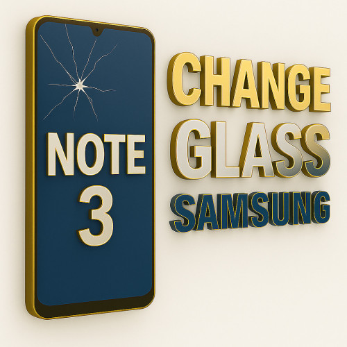 "LCD چنج گلس سامسونگ Note 3 – تعویض شیشه با کیفیت اورجینال و قیمت مناسب"