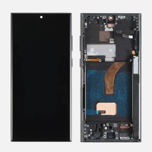 خرید LCD چنج گلس سامسونگ S22 ULTRA کیفیت اورجینال، قیمت اقتصادی