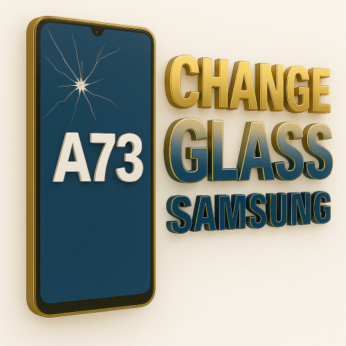 خرید LCD چنج گلس سامسونگ  A73  کیفیت اورجینال، قیمت اقتصادی